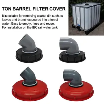 IBC Ton Barrel Plastikust Kaas Koos Vent Auk Ton Barrel Tarvikud Topelt Auk Tassima Paagi Kaane Hinge Katte Paigaldamise Tihendiga