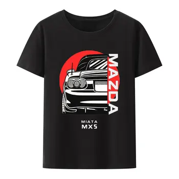 Initial D MAZDA MIATA MX5 Y2k Tops Meeste T-särk, Lühikese Varrukaga T-särgid Mees, Meeste Riided Jõusaal Streetwear Zevity Graafiline Tee Naistele