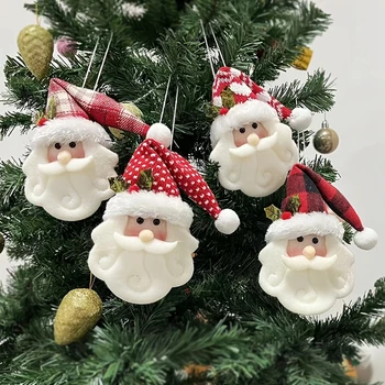 Jõulud Jõuluvana Ripats Häid Jõule Kaunistused Koju 2023 Navidad Noel Xmas Tree Ornament Decor Uue Aasta Kingitus 2024