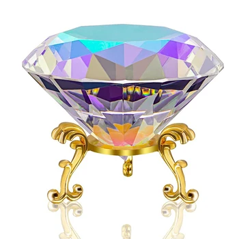 K9 Sillerdav Kristall Teemant Holograafiline Klaas Diamond Mudel Pulmad Kodus Töölaua Kaunistus Ehted Salon Maniküür Tööriist
