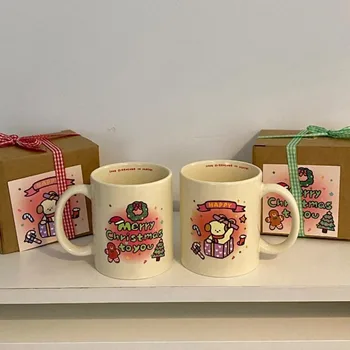 Keraamilised Tassid Cute Cartoon Bear Kruusid Kohv Tee Vesi Tass Sünnipäevaks Suure Ilu Paar Hommikusöök Cup Drinkware