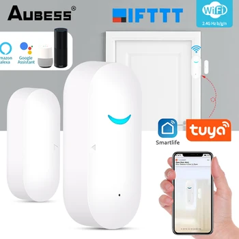 Kooskõlas Smart Elu Tuya Andur Ühend Multi-layer Disain Suletud Detektorid Wifi Ukse Andur Tuya Smart Sensor