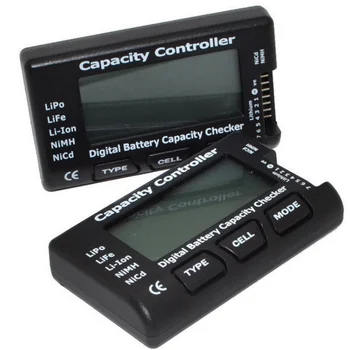 LCD Digitaalne Aku mahtuvus Checker CellMeter RC CellMeter7/CellMeter8 2-8S 4-8S Servo LiPo Li-lon NiMH Aku Tester