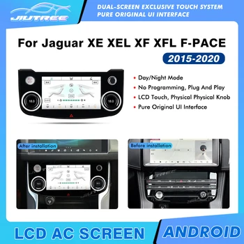 LCD Konditsioneer Paneel Jaguar XE XEL XF XFL F-Tempo 2015-2020 Android Uus Uuendamise ja Moderniseerimise Puutetundlik Ekraan