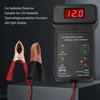 LED Digitaalne Aku Analüsaator 12V Auto Aku Tester Mõõtmise Vahend Auto-Tasuta Diagnostiline Vahend Laadimise Süsteem Analüsaator