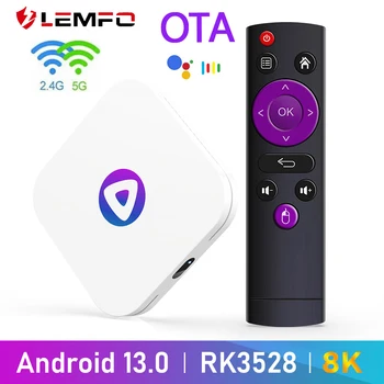 LEMFO H96 MAX M1 Android 13 Smart TV box Rockchip RK3528 Toetus 8K Video Dual WiFi Bluetooth Google Voice Mängija, digiboksi
