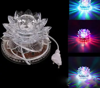 Led väike päike lotus lamp värvikas tantsusaal mõju valguse crystal lotus LED valgus lotus lamp AC85V-250V