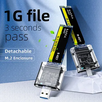 M2 SSD Juhul SATA Šassii Gen 1 USB 3.0 Adapter Kõvaketta Karp SATA M. 2 SSD NGFF