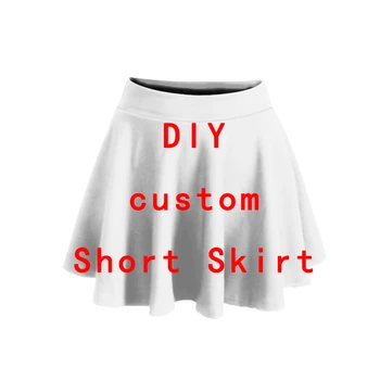 MCDV Disain Anime/Foto/Laulja DIY Suvel naiste riided Lühike Seelik 3d Print Sublimatsioon Lühike Seelik pall kleit kleit