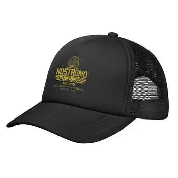 Mehed Välismaalaste Nostromo Kuld Logo Aednik Müts, Retro, mille Võrgusilma Baseball Caps Snapback Mütsid Weyland Yutani CORP Reguleeritav ühise Põllumajanduspoliitika Kõrge Kvaliteediga