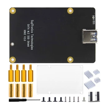 OFBK ForRaspberryPi 4,X862 V2.0 NGFF SSD Memory Expansion Board USB3.0-Ühenduse Toetust Ainult Võti-B 2280 SSD