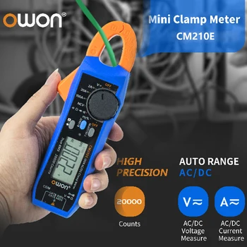 OWON CM210E Digitaalne U-Arvesti 100Amp Smart Elektri-Tester 600V AC/DC True RMS VFC diood Multimeeter