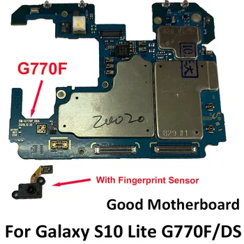 Originaal Emaplaadi Samsung Galaxy S10 Lite SM-G770F G770F/DS Lukustamata Emaplaadi Loogika Juhatuse Plaat 128GB