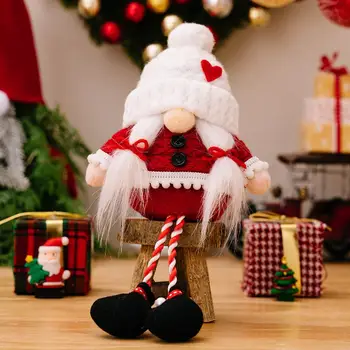 Puhkus Decor Gnome Pidulik Jõulud Gnome Kaunistused Jumalik Näota Nukud Kodu Kaunistamiseks Xmas Kingitus Gnome -, Plüüš-Mänguasi