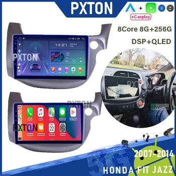 Pxton Android HONDA FIT JAZZ 2007 - 2014 autoraadio Stereo Tesla Ekraaniga Multimeedia Mängija Carplay Auto 8G+256G 4G, Bluetooth