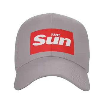 Päike Logo Trükitud Graafiline Brändi Logo kvaliteetne Denim ühise põllumajanduspoliitika Kootud müts Baseball cap
