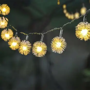 Päikese Tuled Võilill Valgus String Veekindel Väljas Hoov LED Värvilised Tuled Garden Villa Decor Puu Tuled Maastik