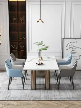Põhjamaade söögi tool koju tuli luksus kaasaegne minimalistlik itaalia minimalistlik söögilaud hotelli konverentsi meik mahjong tool