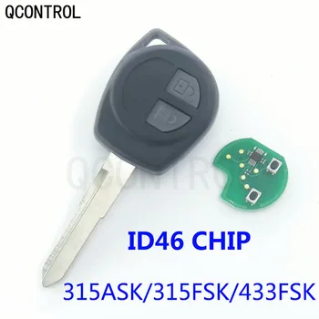 QCONTROL 2 Nööpi Võtmeta avamis-ja Lihvimata Flip Remote Key ID46 Kiip Fob jaoks SUZUKI SWIFT SX4 Alto JIMNY VITARA IGNIS Splash 2007-2013