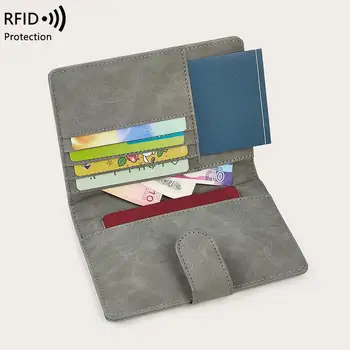 RFID Passid Hõlmab PU Nahast Meeste ja Naiste Reisida Passi Krediitkaardi Omanik Juhul Rahakoti Protector Unisex Kott Dropshipping 10Pc