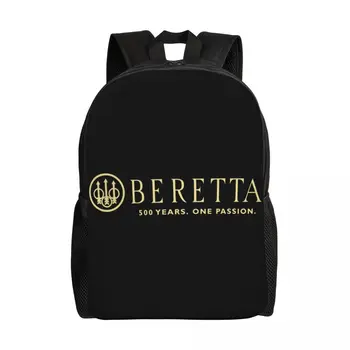 Relv Beretta Logo Sülearvuti Seljakott Naised Meeste Vabaaja Bookbag Kolledži Õpilane Sõjaväe Kott