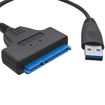 SATA - > USB 3.0 Cable Adapter Plug And Play Kaabel Converter Arvuti Kaablid, Pistikud 2,5 Tolline Väline SSD HDD kõvaketas