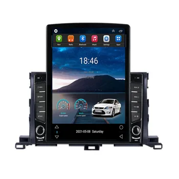Sest Tesla Stiilis 2Din Android12 Auto Raadio TOYOTA Highlander 2015-2035 Multimeedia Video Mängija, GPS Stereo Carplay DSP RDS Cam