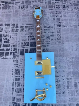 Sinine ruut Electric guitar, haruldaste kuld kitarri tarvikud, füüsikalised alused, moodne ja personaalset kitarr