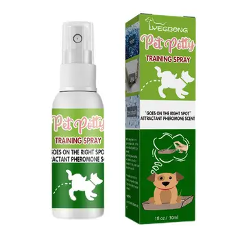 Spray Koera Koolitus Spray Siseruumides Väljas Ohutu Terve Lemmikloomatarbed Koertele Atraktiivne Lõhn Aitab Rongi Kutsikad Ja Koerad