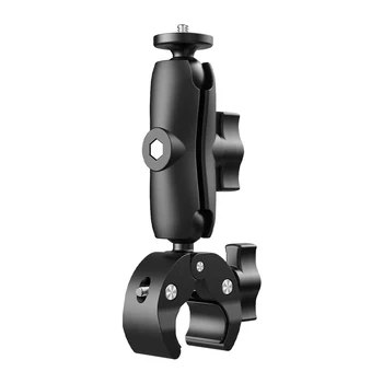 Super Clamp Action Kaamera Mount 360° Ballhead Magic Arm Topelt Palli Peaga Adapter, mille Keerme jaoks Insta360 jaoks GoPro Kaamera Klamber