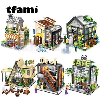 TFAMI ehitusplokk DIY Maja Arhitektuuri Mudeli Mänguasjad ehitusplokid Kodu Kaunistamiseks ehitusplokk Mänguasi Lastele Sünnipäeva Kingitus
