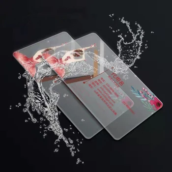 Tasuta Proovi Custom Disain Trükkimine Plastikust PVC Läbipaistev Aitäh Kaardi Nimi Kaardi Liikmeks visiitkaart Kingitus