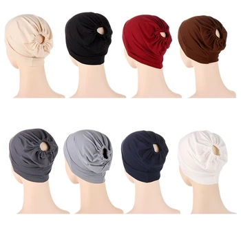 Tavaline Underscarf Moslemi Naiste Hijab Toru Mütsid Turban Sisemine Mütsid Islami Headscarf Elastne Bonnets Headwraps Hobusesaba Peapael