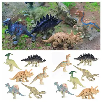 Teaduse Varase Õppe Türannosaurus Rex Kujukeste Tõetruu Dinosaurus Mudel Eelajalooline Stseeni Triceratops Pterosaurs