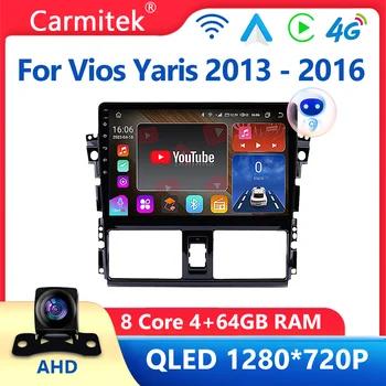 Toyota et rikuti Yaris 2013-2016 Multimedia Stereo Video DSP Audio-Mängija, GPS Navigation, Android Auto Carplay WIFI 4G