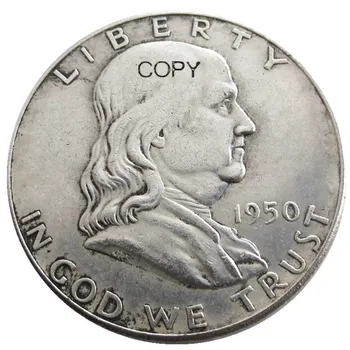 USA 1950 PD Franklin Poole Dollari hõbetatud Koopia Mündid