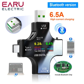 USB-Tester Digitaalne Voltmeeter Pinge 32V 6.5 Praeguse Energia Wattmeter Arvesti Ammeter Indikaator Power Bank Laadija Detektor Vahendid