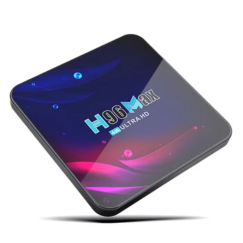 Ultra HD TV Box Android 4 GB 32 GB Dual Band WIFI Media Player Android 11 Quad Core HD TVbox H96max RK3318