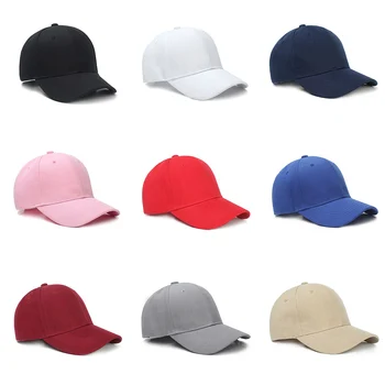 Unisex Müts Plain Kaardus Päikesesirm Müts Väljas Tolmukindel Baseball Cap Mehed Naised Värviga Mood Reguleeritav Vaba Aja Veetmise Mütsid