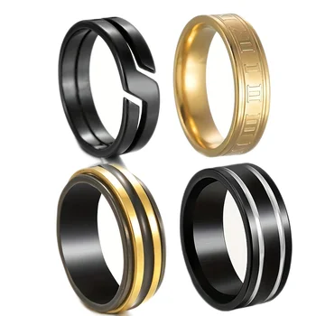 Uus 8MM Meeste Groove kaldserv volframkarbiidi Ring Must Celtic Ring Klassikaline Punk Ehted Sõrmused Meeste abielusõrmus