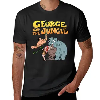 Uus Austust Jay Koguduse George of the Jungle Märki T-Särk Anime t-särk anime riided, meeste meister t-särgid