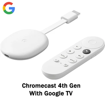 Uus Google Chromecast 4. Google TV Ready Stock Android 10 HDR10 Netflix Sertifitseeritud Dolby Visioon Atmos Kuni 4K HDR 60 KAADRIT sekundis