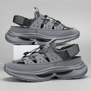 Uus Suvine Õõnes Läbi Väljas Meeste Sandaalid Mood Casual Fashion Shoes Sport Mitmekülgne Hingav Meeste Kingad size39-44