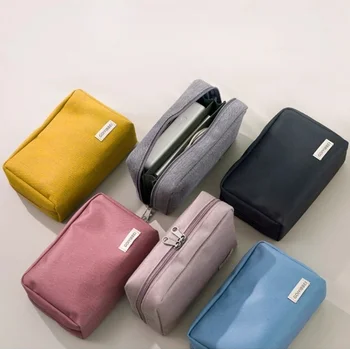 Veekindel Paks Nailon Lapiga Ladustamise Kott Kosmeetika Kott, Laadija Storage USB-Kaabel Kohtuasjas Reisi Korraldaja Kott, Makeup Bag