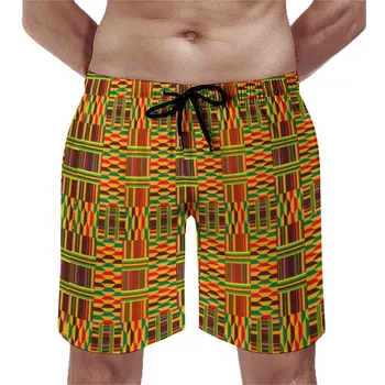 Vintage-Aafrika Pardal Lühikesed Vaba Mees Rannas Püksid Värvikas Kente Suur Suurus, Juhatuse Püksid Classic