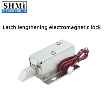 Väikesed elektrilised pistik-lukk, DC12V lock keele laiendatud elektromagnetiline lukk, insult 10MM