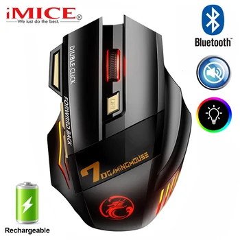 Wireless Gaming Mouse Bluetooth Juhtmeta Hiir, Laetav Arvuti Hiirt Mängija Ergonoomiline Mause Vaikne USB-RGB Hiirte PC-Mängu