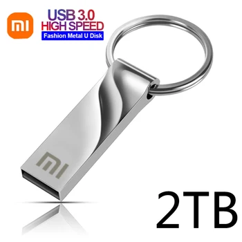 Xiaomi 2TB USB 3.0 Metallist kiire Pen Drive 1 TB Veekindel USB Flash-USB Drives 512 GB Memoria USB Flash Disk Tüüp-C Adapter