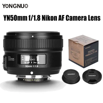 YONGNUO Kaamera Objektiiv YN 50mm f/1.8 Nikon AF Objektiivi YN50mm Ava, autofookus Suur Ava Nikon DSLR
