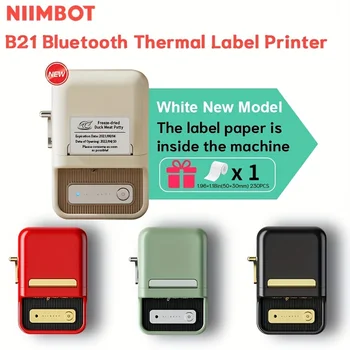 Ülim Label Maker: NIIMBOT B21 Traadita BT Thermal Printer - Inkless & Täiuslik Kodu, Kontori & Äri Organisatsioon!